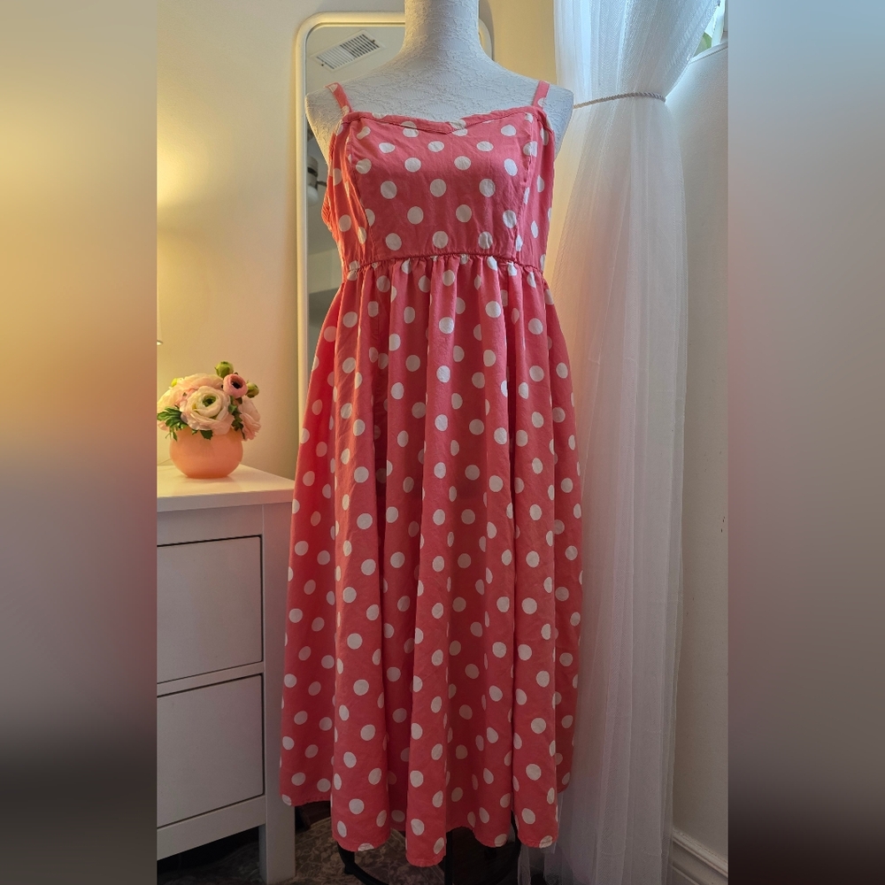 Like New Torrid Polkadot Sundress With Pockets Torris Sz. 00